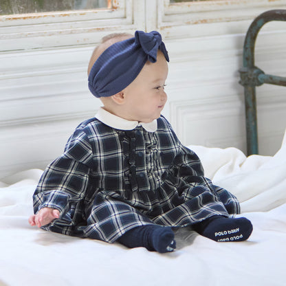 日本童裝 pe#main x POLO 襯衫裙連衣 70-80cm 女童款 初生嬰兒 秋季 Jumpsuit