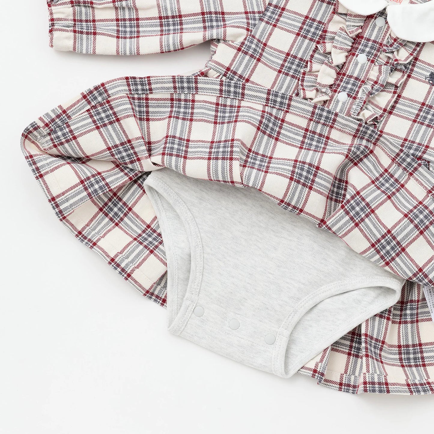 日本童裝 pe#main x POLO 襯衫裙連衣 70-80cm 女童款 初生嬰兒 秋季 Jumpsuit