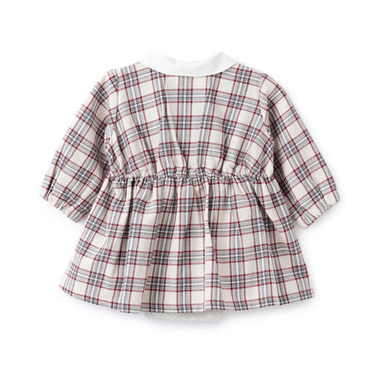 日本童裝 pe#main x POLO 襯衫裙連衣 70-80cm 女童款 初生嬰兒 秋季 Jumpsuit
