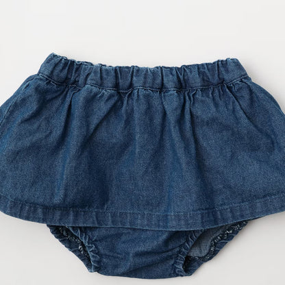 日本童裝 pe#main x POLO 可愛兩件套裝 70-80cm 女童款 初生嬰兒 秋季 TOPS SKIRTS PANTS