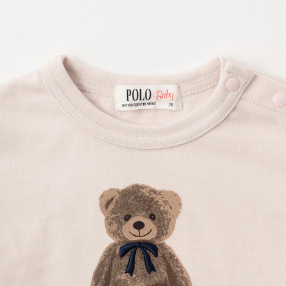 日本童裝 pe#main x POLO 可愛兩件套裝 70-80cm 女童款 初生嬰兒 秋季 TOPS SKIRTS PANTS
