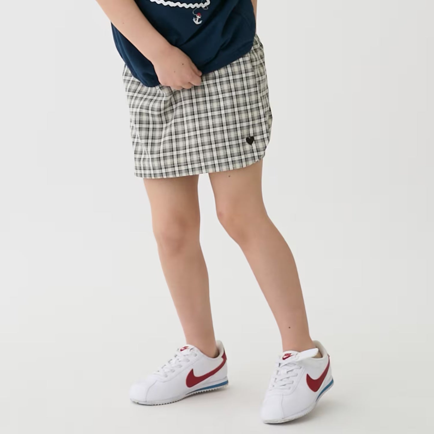 日本童裝 pe#main 心形刺繡裙褲 80-130cm 男童款 夏季 PANTS