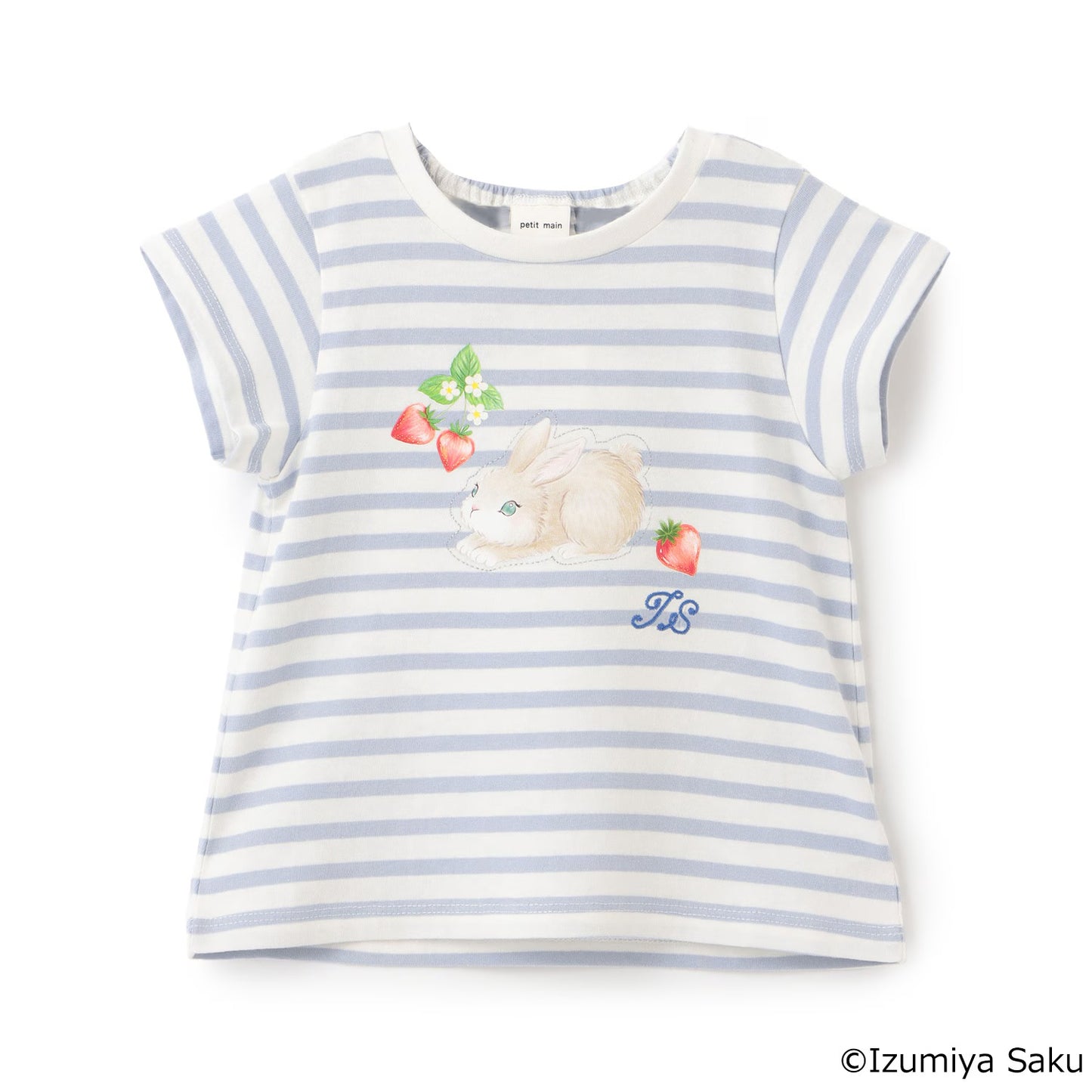 日本童裝 pe#main x【泉屋作】動物印花上衣 80-130cm 女童款 夏季 TOPS