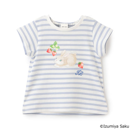 日本童裝 pe#main x【泉屋作】動物印花上衣 80-130cm 女童款 夏季 TOPS