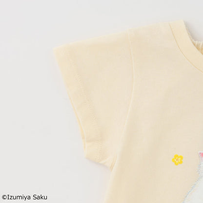 日本童裝 pe#main x【泉屋作】動物印花上衣 80-130cm 女童款 夏季 TOPS