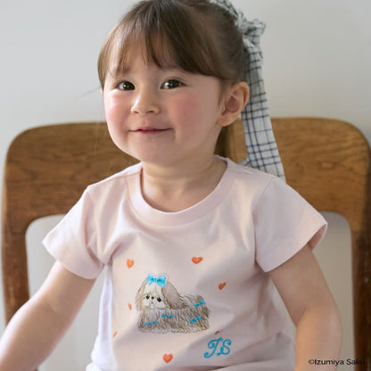 日本童裝 pe#main x【泉屋作】動物印花上衣 80-130cm 女童款 夏季 TOPS