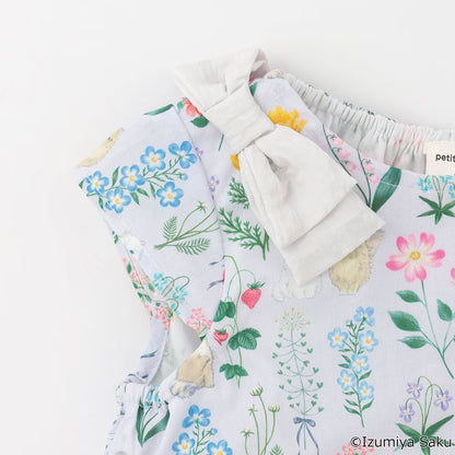 日本童裝 pe#main x【泉屋作】肩帶印花連身裙 80-130cm 女童款 夏季 DRESSES