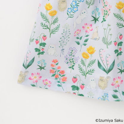 日本童裝 pe#main x【泉屋作】肩帶印花連身裙 80-130cm 女童款 夏季 DRESSES