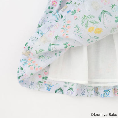 日本童裝 pe#main x【泉屋作】肩帶印花連身裙 80-130cm 女童款 夏季 DRESSES
