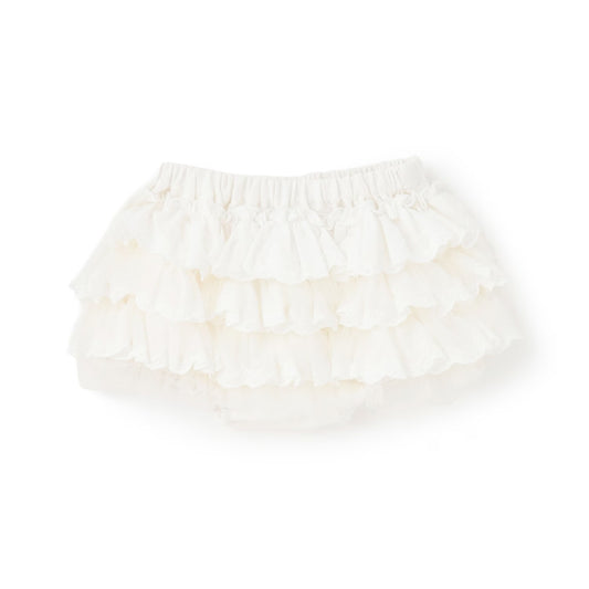 日本童裝 pe#main 蕾絲荷葉邊裙褲 70-80cm 女童款 初生嬰兒 夏季 PANTS