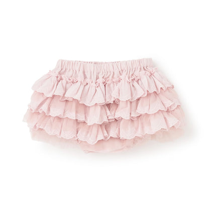 日本童裝 pe#main 蕾絲荷葉邊裙褲 70-80cm 女童款 初生嬰兒 夏季 PANTS