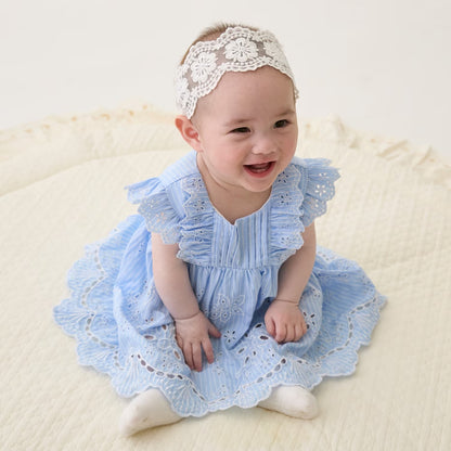 日本童裝 pe#main 蕾絲連衣 70-80cm 女童款 初生嬰兒 夏季 Jumpsuit