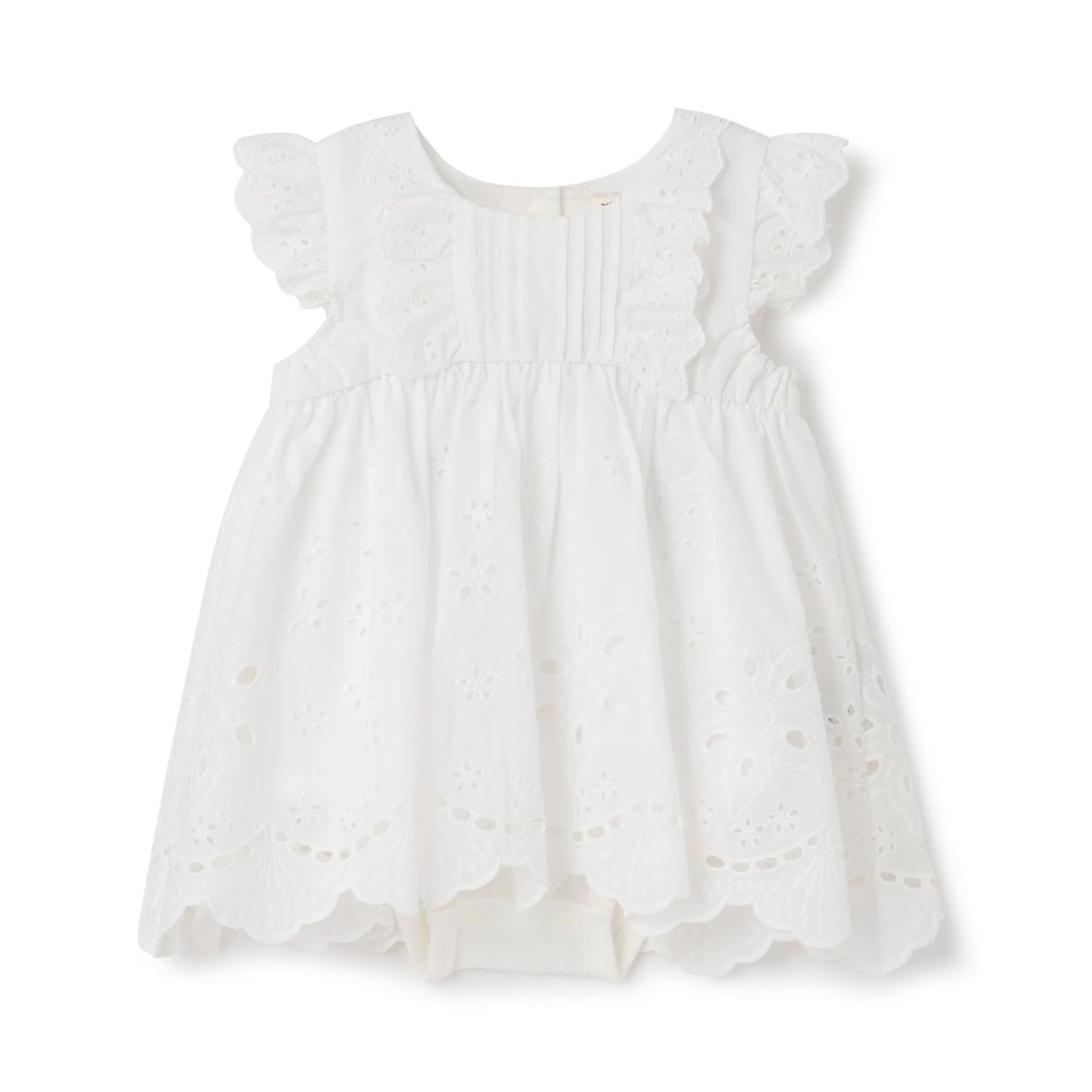 日本童裝 pe#main 蕾絲連衣 70-80cm 女童款 初生嬰兒 夏季 Jumpsuit