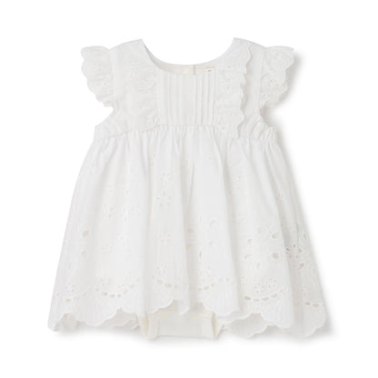 日本童裝 pe#main 蕾絲連衣 70-80cm 女童款 初生嬰兒 夏季 Jumpsuit