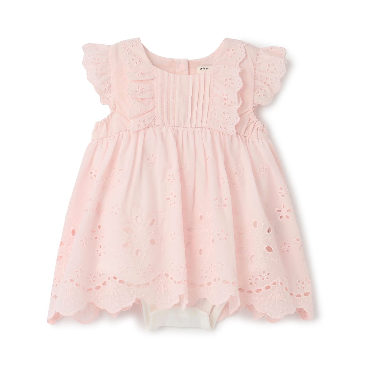 日本童裝 pe#main 蕾絲連衣 70-80cm 女童款 初生嬰兒 夏季 Jumpsuit