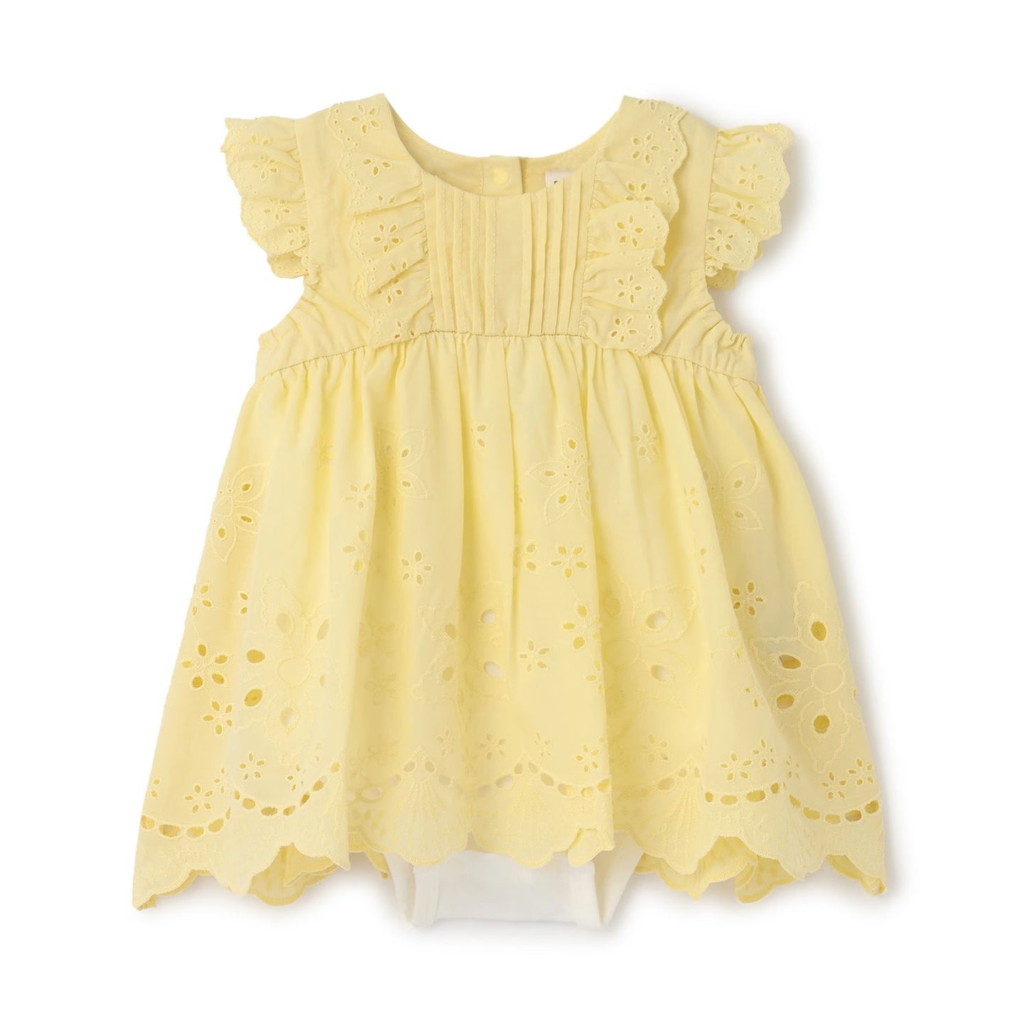 日本童裝 pe#main 蕾絲連衣 70-80cm 女童款 初生嬰兒 夏季 Jumpsuit