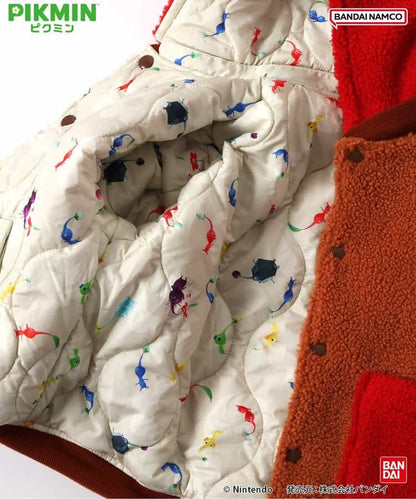 日本童裝 BREEZE x Pikmin 2Way 雙面兩著 夾棉外套 80-140cm 男童款/女童款 冬季 (適合初秋、香港平均溫度、寒冷天氣）OUTERWEAR 