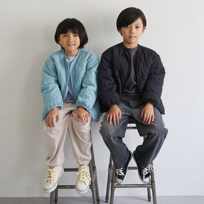 日本童裝 b・R# 絎縫夾棉外套 100-140cm 男童款 冬季(適合初秋、香港平均溫度、寒冷天氣）OUTERWEAR 【日本預售：2026年9月中旬】