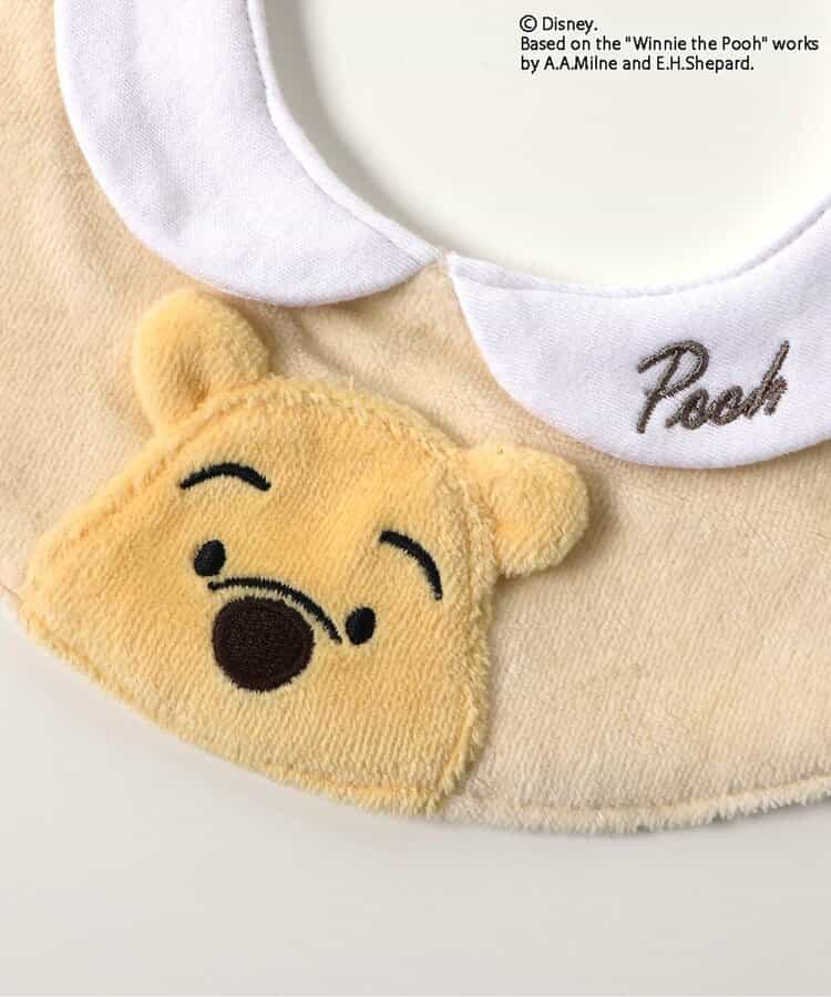 日本直送 apres les cours x Disney 小熊維尼口水巾 日常用品