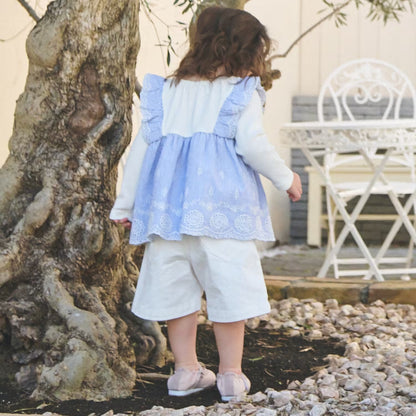 日本童裝 pe#main 寬鬆牛仔短褲 90-130cm 女童款 夏季 PANTS