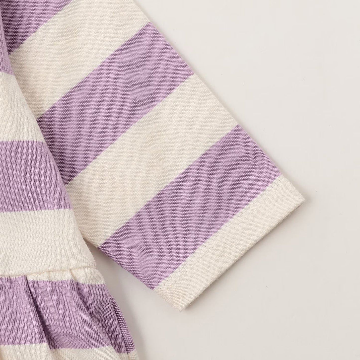 日本童裝 pe#main x Disney 間條連衣 70-80cm 女童款 初生嬰兒 秋季 Jumpsuit