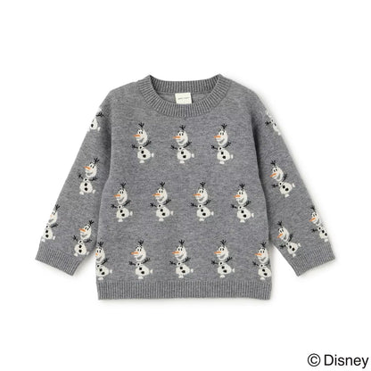日本童裝 pe#main x Disney Princess 針織毛衣 80-130cm 女童款 秋季 TOPS
