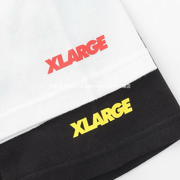 Japanese children's clothing XLARGE KIDS I LOVE XL top 80-140cm boys' summer TOPS 