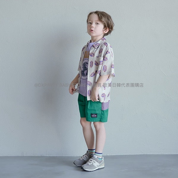 日本童裝 b・R#  襯衫 100-150cm 男童款 夏季 TOPS