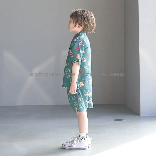 日本童裝 b・R#  襯衫 100-150cm 男童款 夏季 TOPS