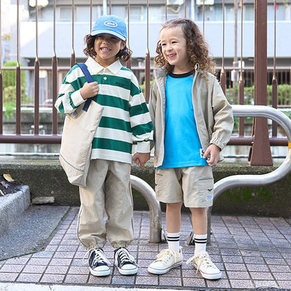 Japanese children's clothing b・R# waterproof shorts 100-140cm boys/girls spring PANTS waterproof series 