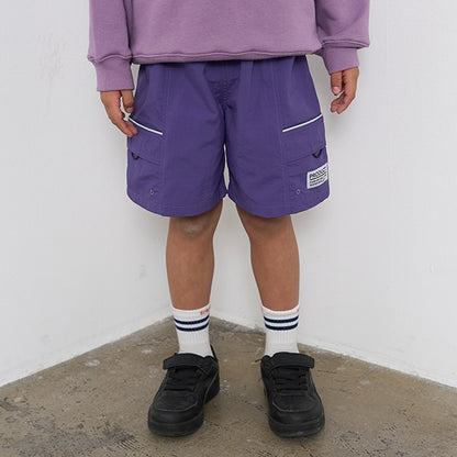 Japanese children's clothing b・R# waterproof shorts 100-140cm boys/girls spring PANTS waterproof series 