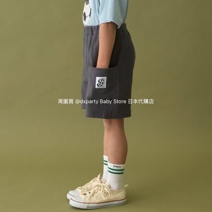 Japanese children's clothing b・R# casual double side pocket shorts 100-140cm boys/girls spring and summer PANTS 