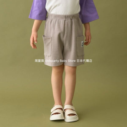 Japanese children's clothing b・R# casual double side pocket shorts 100-140cm boys/girls spring and summer PANTS 