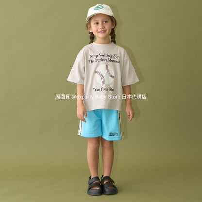 Japanese children's clothing b・R# sports shorts 100-150cm boys/girls spring and summer PANTS 