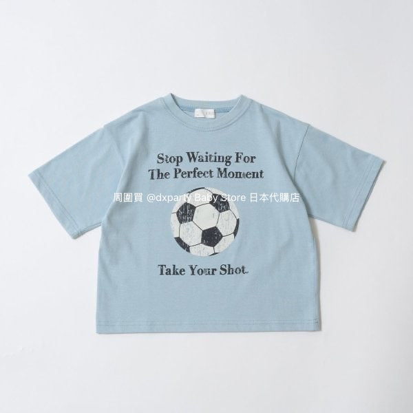 Japanese children's clothing b・R# water-absorbing quick-drying series contact cool print short-sleeved top 100-150cm boys/girls spring and summer TOPS 