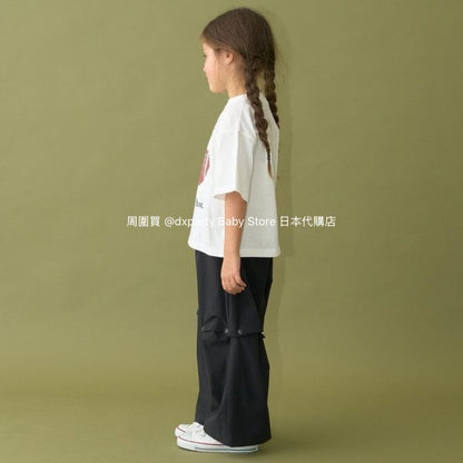 Japanese children's clothing b・R# water-absorbing quick-drying series contact cool print short-sleeved top 100-150cm boys/girls spring and summer TOPS 