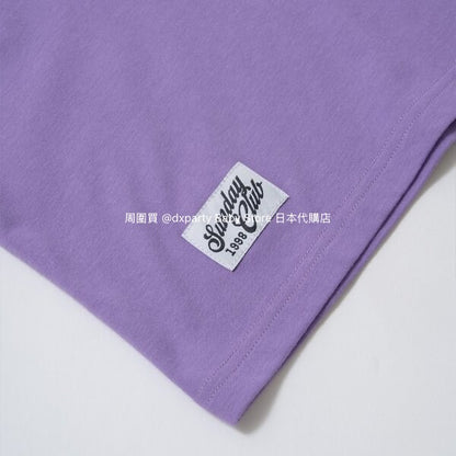 Japanese children's clothing b・R# 2Way two-piece quick-drying series cool contact letter short-sleeved top 100-150cm boys/girls spring and summer TOPS 