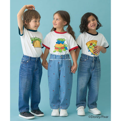 Japanese children's clothing b・R# x Disney quick-drying series cool-to-the-touch short-sleeved tops 100-140cm boys/girls spring/summer TOPS 