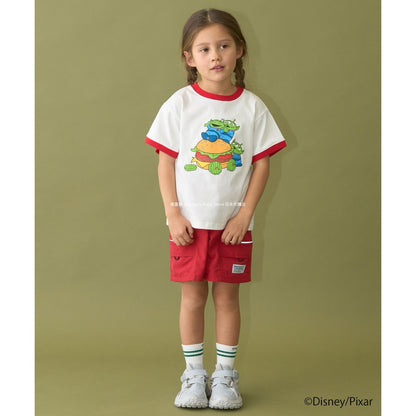 Japanese children's clothing b・R# x Disney quick-drying series cool-to-the-touch short-sleeved tops 100-140cm boys/girls spring/summer TOPS 