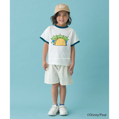 Japanese children's clothing b・R# x Disney quick-drying series cool-to-the-touch short-sleeved tops 100-140cm boys/girls spring/summer TOPS 