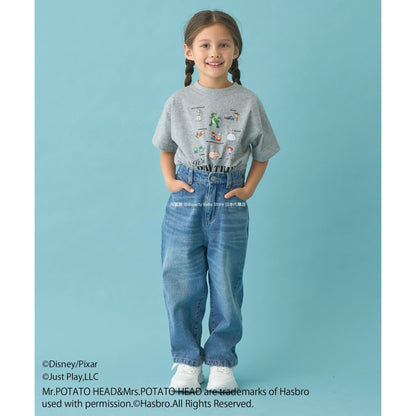 Japanese children's clothing b・R# x Disney quick-drying series cool-to-the-touch short-sleeved tops 100-140cm boys/girls spring/summer TOPS 