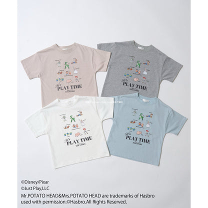 Japanese children's clothing b・R# x Disney quick-drying series cool-to-the-touch short-sleeved tops 100-140cm boys/girls spring/summer TOPS 