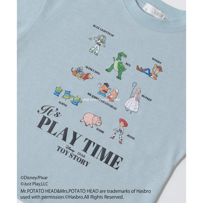 Japanese children's clothing b・R# x Disney quick-drying series cool-to-the-touch short-sleeved tops 100-140cm boys/girls spring/summer TOPS 