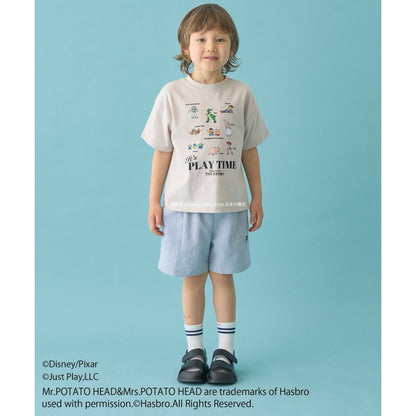 Japanese children's clothing b・R# x Disney quick-drying series cool-to-the-touch short-sleeved tops 100-140cm boys/girls spring/summer TOPS 