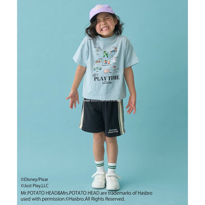 Japanese children's clothing b・R# x Disney quick-drying series cool-to-the-touch short-sleeved tops 100-140cm boys/girls spring/summer TOPS 