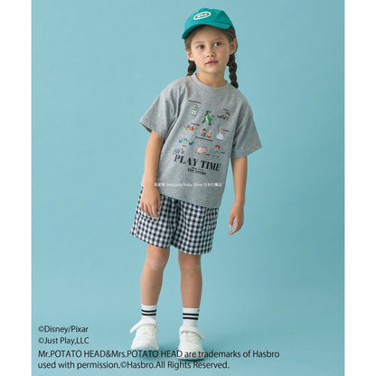 Japanese children's clothing b・R# x Disney quick-drying series cool-to-the-touch short-sleeved tops 100-140cm boys/girls spring/summer TOPS 