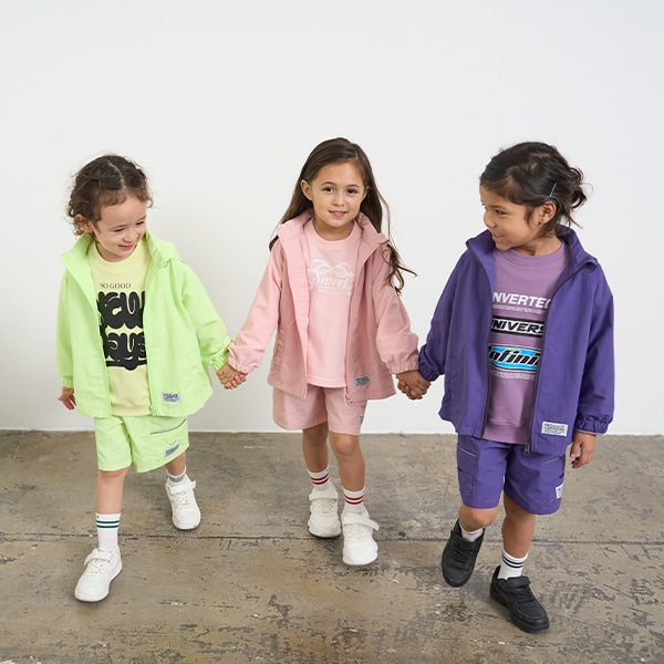 Japanese children's clothing b・R# waterproof windbreaker with storage pocket 100-140cm Boys/Girls Spring OUTERWEAR Waterproof Series 