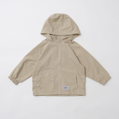 Japanese children's clothing b・R# waterproof windbreaker with storage pocket 100-140cm Boys/Girls Spring OUTERWEAR Waterproof Series 