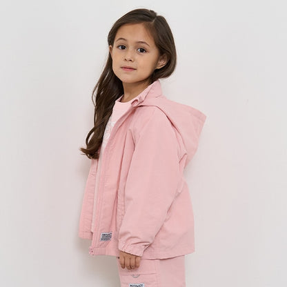 Japanese children's clothing b・R# waterproof windbreaker with storage pocket 100-140cm Boys/Girls Spring OUTERWEAR Waterproof Series 