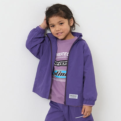 Japanese children's clothing b・R# waterproof windbreaker with storage pocket 100-140cm Boys/Girls Spring OUTERWEAR Waterproof Series 